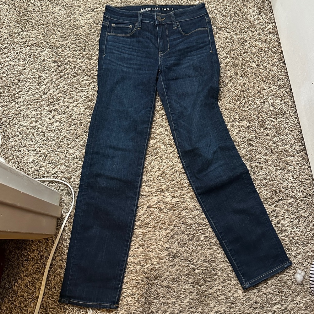 American eagle skinny jeans size 2 short